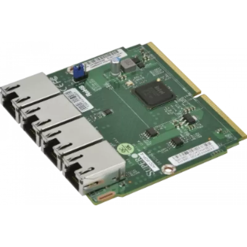 Super Micro Supermicro papildoma plokštė AOC-MGP-i4M - tinklo adapteris - Gigabit Ethernet x 4 (AOC-MGP-i4M-O)