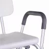 Dušo kėdė su atlošu ir rankenomis