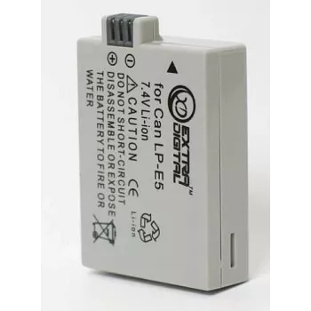 Baterija extra digital LP-E5 7,2 V 1800 mAh, skirta „Canon“ fotoaparatams