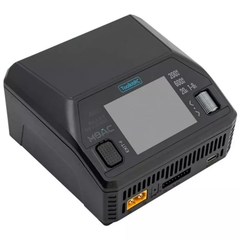 baterijų įkroviklis TOOLKITRC M8AC — AC 200W / DC 600W, smart charger for batteries