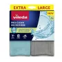 Valymo šluostė VILEDA Pro Clean universali su aktyviais fermentais, pilka, pakuotėje 2 vnt., skalbiama mašina
