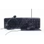 Gembird KBS-UO4-01 klaviatūra, pelė įskaičiuota, biuro, USB, QWERTY, JAV anglų, juoda