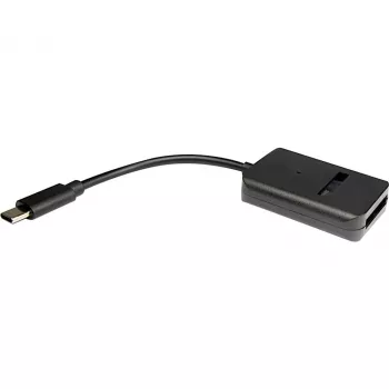 INTER-TECH adapteris M.2 į USB Type-C K-1696-P2, lizdas M.2, kištukas USB-C, 5 V, 37×54×12 mm, juodas