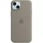 Silikono dėklas Apple iPhone 15 Plus MagSafe molio spalvos