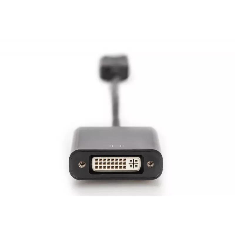 Assmann DisplayPort adapter cable. DP - DVI (24+5) M/F. 0.15m.w/interlock. DP 1.1 compatible. UL. bl. w/o shielding. 32AWG (AK-340409-001-S)