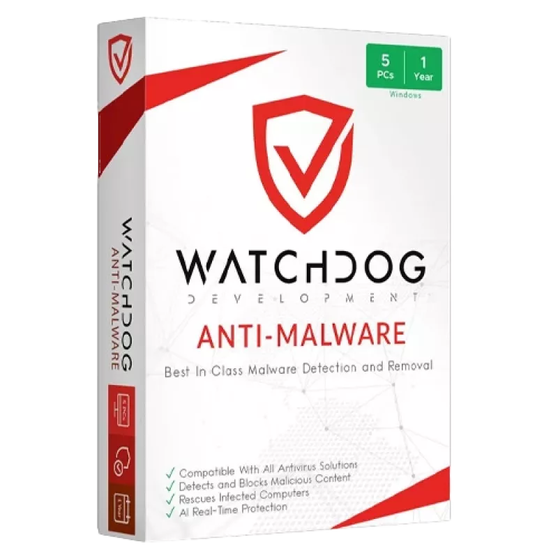 Watchdog Anti-Malware 5PC 1Year EURO Only