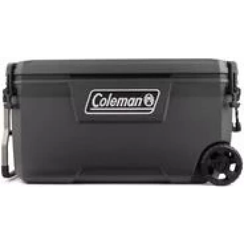 Aušinimo dėžė COLEMAN Convoy 100QT 2213849 — 100 kvortų talpa, su ratukais