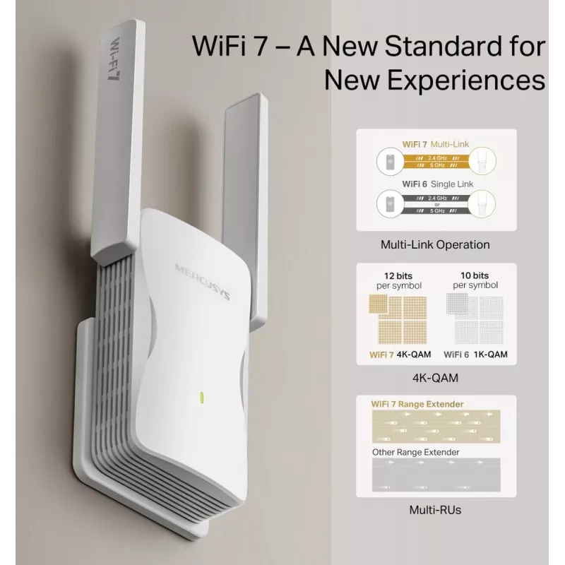 Maršrutizatorius Mercusys MR25BE Dual Band 2.4 GHz 5 GHz Wi-Fi 5