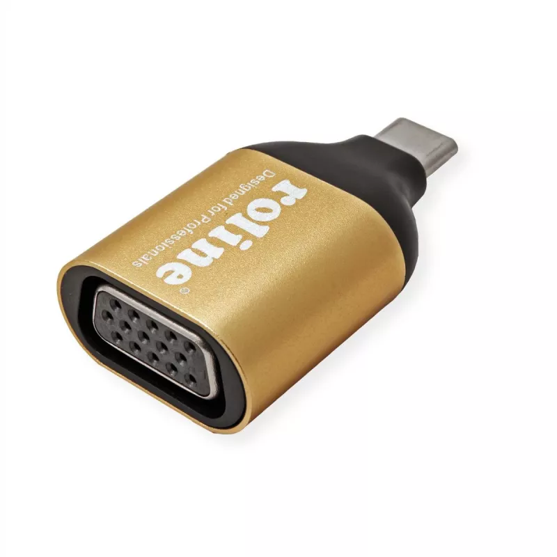 ROLINE 12.03.3233 USB grafikos adapteris 1920 x 1080 pikselių auksinis (12.03.3233)
