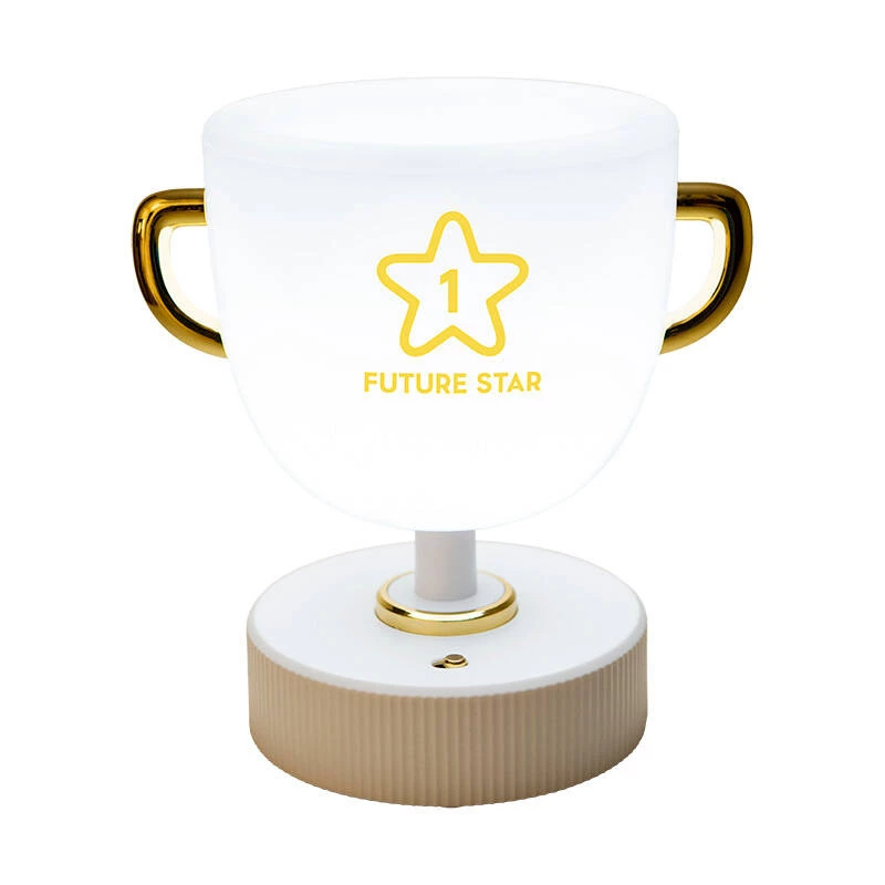 Vaikiškas naktinis šviestuvas Superfire W-006 LED, maitinamas baterijomis, nešiojama lovos lempa