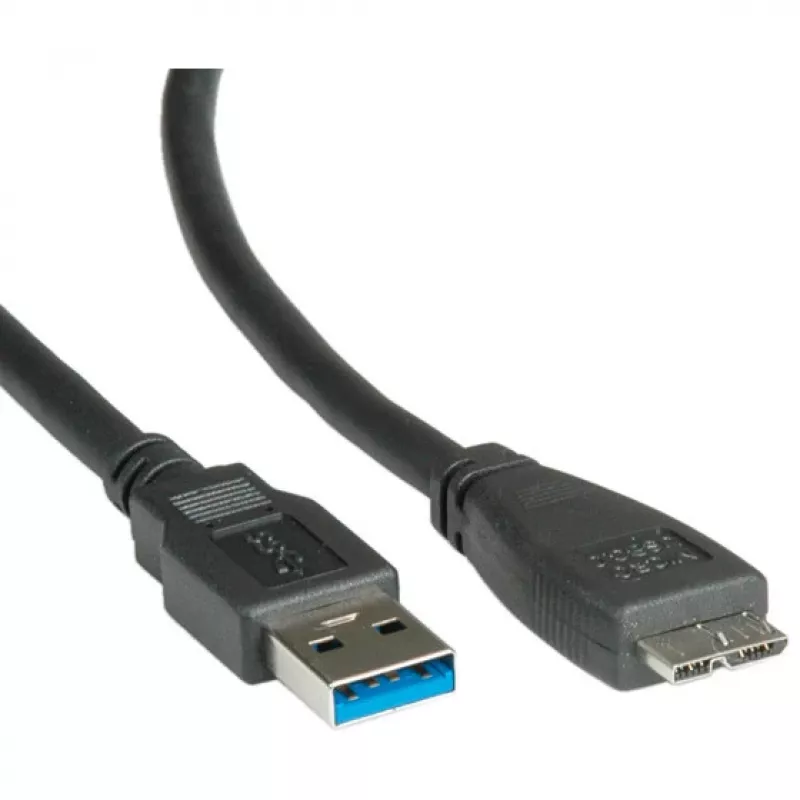 ROLINE USB laidas - Micro-USB Type B (M) į USB Type A (M)