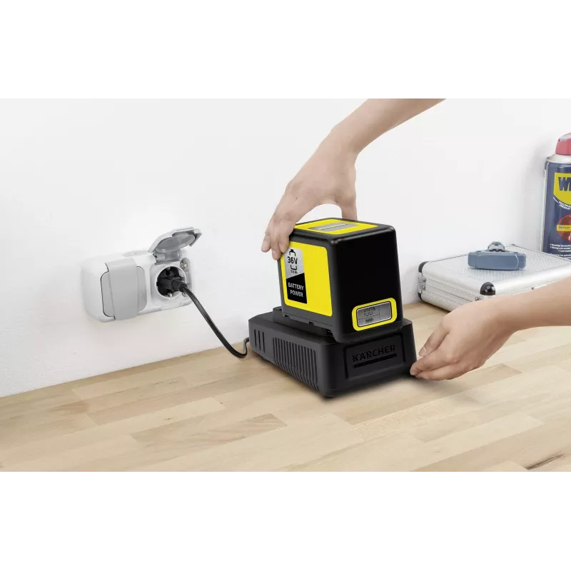 Baterija Karcher 2.445-031.0 — 36 V 4.8 Ah, 1,5 kg, geltona