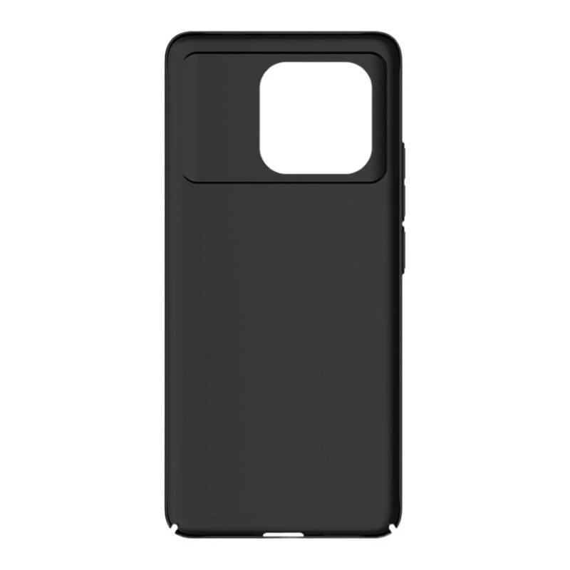 Apsauginis telefono dėklas Nillkin Super Frosted Shield Pro, skirtas Xiaomi Redmi K70E / Poco X6 Pro 5G — juodas, kietas, matinis, neslystantis