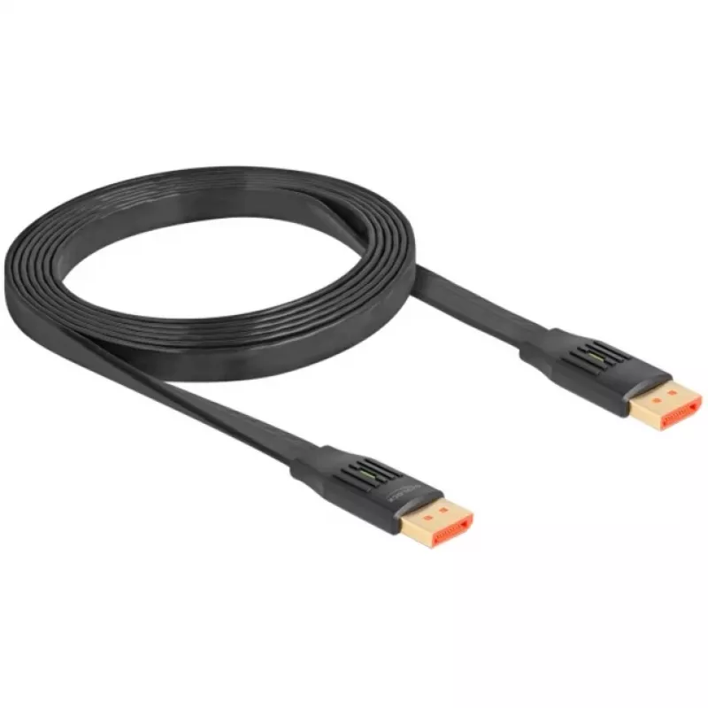 DeLOCK DisplayPort Plokščias Juostos Kabelis 8K 60 Hz 2 m