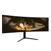 49 colių lenktas LED monitorius Arozzi Nova — 5120 x 1440 Dual QHD, VA skydelis, 4 ms, USB šakotuvas, VESA