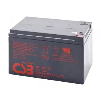 Baterija AGM 12Ah 12V F2 VRLA (GP12120)