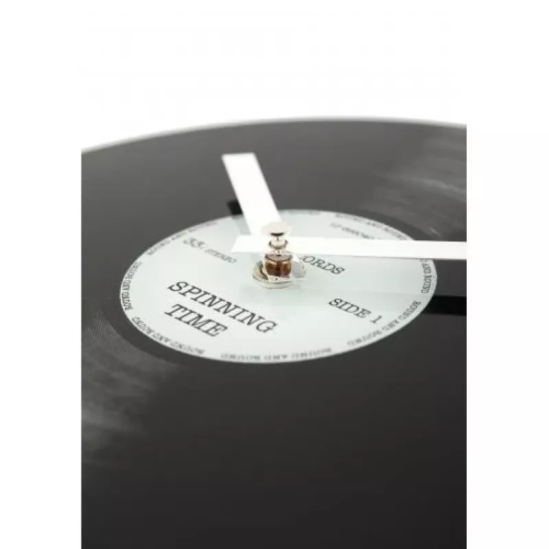 NeXtime klok 5163 Little Spinning Time, Ø20 cm, sieninis, juodas