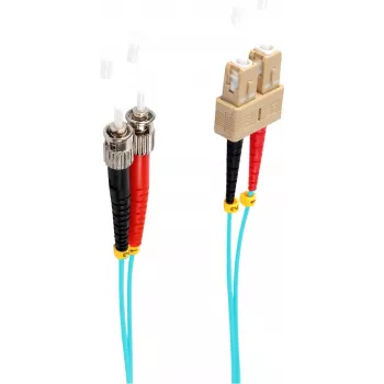 shiverpeaks BS77912/3 šviesolaidinis kabelis 2 m SC ST OM3 aqua spalvos (BS77912/3)