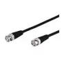 Wentronic Goobay BNC jungiamasis kabelis, juodas, 1 m - BNC kištukas > BNC kištukas (50272)