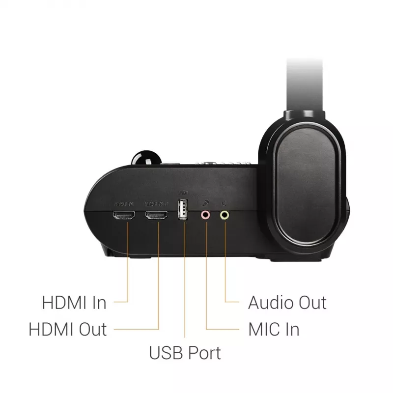 AVer F50+ dokumentų kamera Juoda 25.4 / 3.2 mm (1 / 3.2) CMOS USB 2.0
