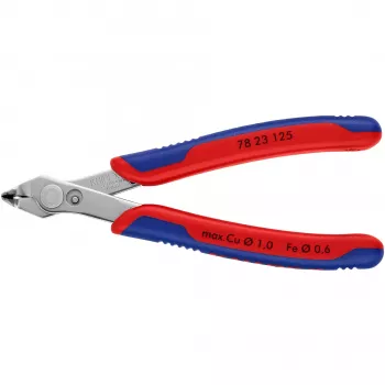 Knipex Super-Knips 78 23 125 elektronikos ir tiksliosios mechanikos pjovimo replės be kampo 125 mm