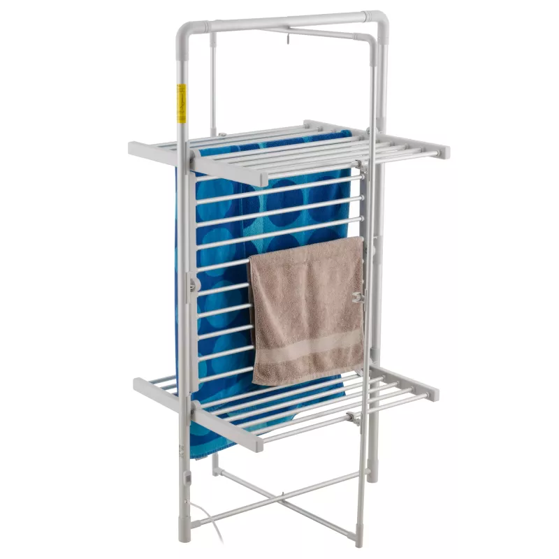 Elektrinė sulankstoma skalbinių džiovyklė Adler AD 7829 — 300 W, 148×52×90 cm, balta, laisvai pastatoma
