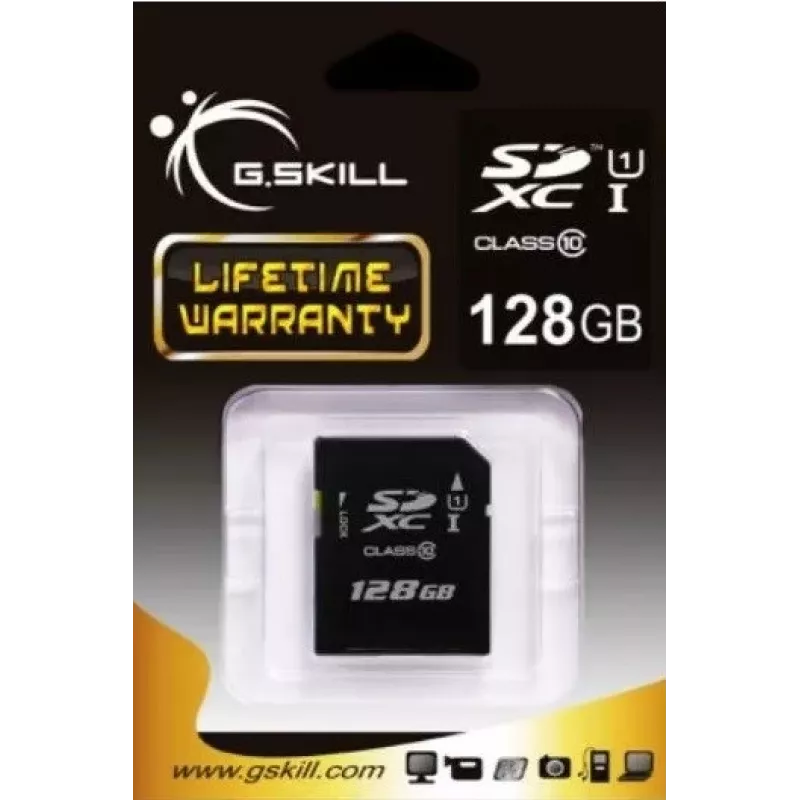 G.SKILL SDXC 128GB 10 klasė UHS-I