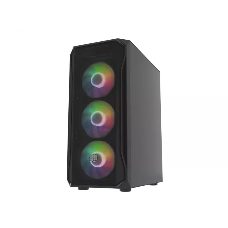 Korpusas Fury Shobo SH4F su RGB langu ir 4 ventiliatoriais MIDI kompiuteriui