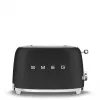 Smeg 50's Style TSF01BLMEU skrudintuvas, 2 riekėms, juodas, nerūdijantis plienas