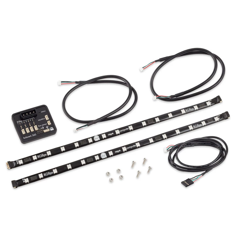 aqua computer farbwerk 360 RGB LED valdiklis