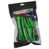 Laido ilginimo rinkinys CableMod CM-CAB-CKIT-N86KKLG-R — 8+6 kontaktų maitinimo ilgintuvai, juoda/žalia