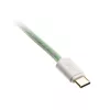 Ducky Premicord USB laidas 1,8 m USB A USB C mėlynai žalias
