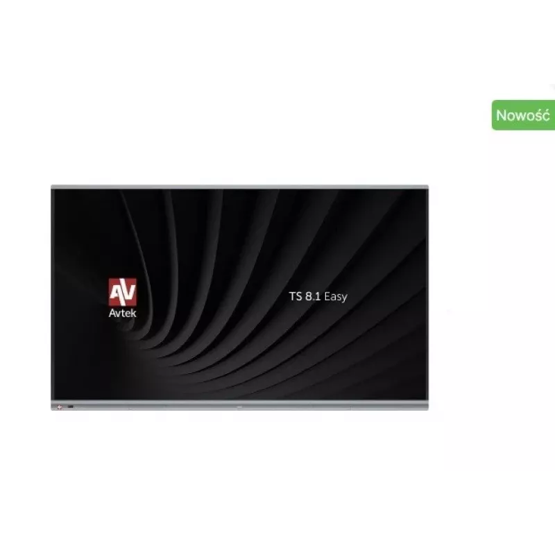 Interaktyvusis ekranas AVTEK TS 8.1 EASY 75 75 col. 3840x2160 60Hz IR jutiklinis Wi‑Fi 20‑taškų, 400 cd/m², 24/7, VESA 600x400