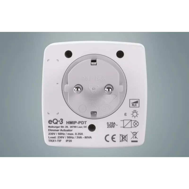 Dimmer ir jungiklis eQ-3 AG HmIP-PDT External White