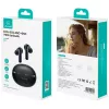 Bluetooth ausinės Usams TWS E02 ANC+ENC juodos