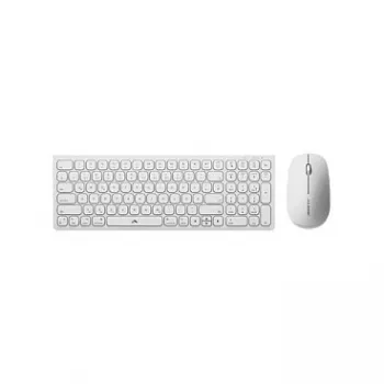 Alogic Echelon Compact USB-C BT klaviatūra German+ pelė White - Klaviatūra - USB Type C - Klaviatūra - USB Type C
