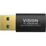 Vision Professional - USB adapteris - USB Type A (V) į 24 kontaktų USB-C (M) - USB3.0 - Juoda (TC-USB3AC/BL)