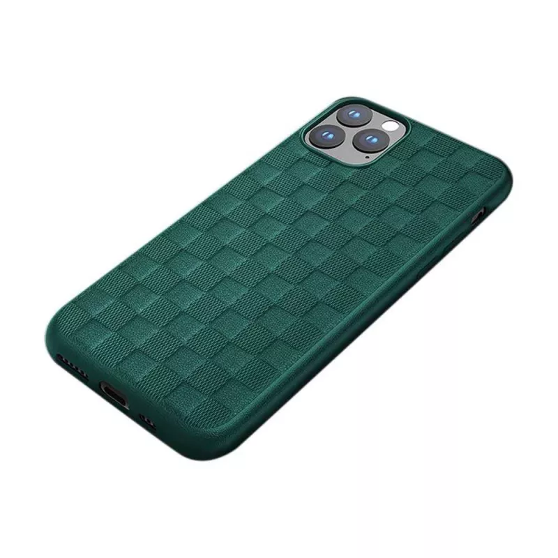 Apsauginis minkštas dėklas Devia Woven2, skirtas iPhone 11 Pro, žalias