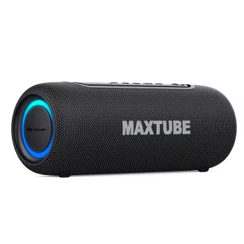 Garsiakalbiai TRACER MaxTube 20W TWS Bluetooth, juodi — nešiojamas belaidis garsas, stereofoninis garsas