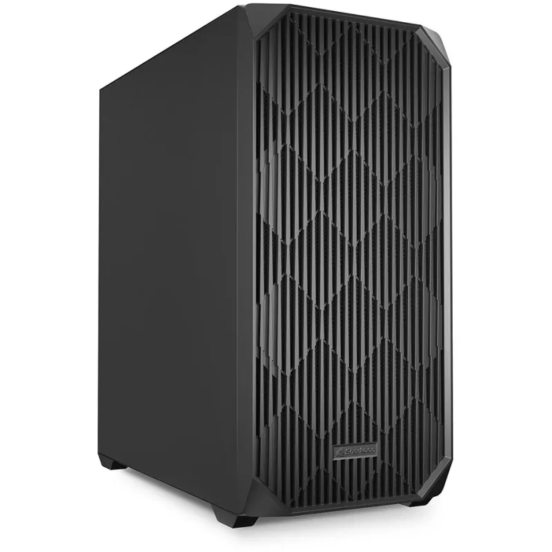 PC korpusas Sharkoon AK3 Midi Tower juodas