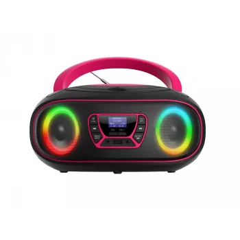 Asmeninis CD grotuvas Denver TDB-212P Pink 3.6W DAB+ FM