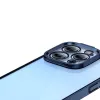 Apsauginis dėklas Baseus iPhone 14 Pro — skaidrus blizgantis mėlynas