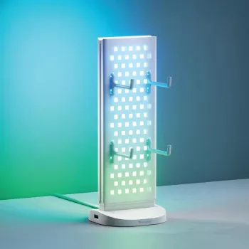 Nanoleaf Pegboard Desk Dock, Balta | 15 W | RGB