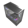 Kompiuterio korpusas DarkFlash DS950 (juodas) — midi bokštas, suderinamas su ATX