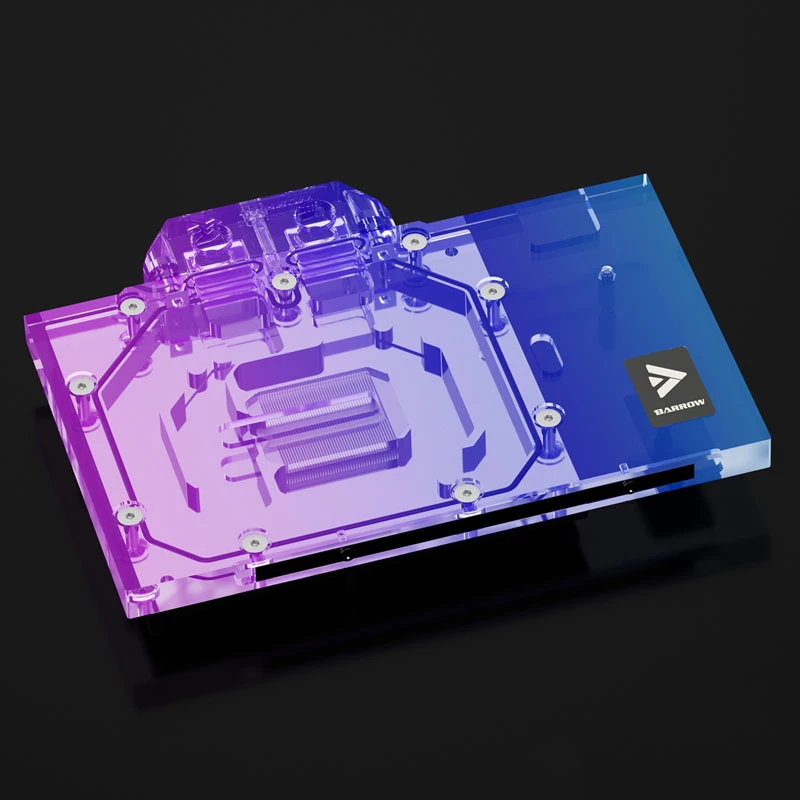 Barrow LRC2.0 RTX 4090 Founders Edition Aurora, RGB, juoda - Akrilas