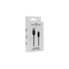 USB į USB-C kabelis White Shark Adder 2 m — įkrovimo ir duomenų perdavimo kabelis, baltas