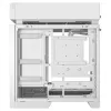 Stalinio kompiuterio korpusas DeepCool CL6600 WH — baltas, palaiko ATX/PS2/SFX/SFX-L maitinimo blokus, 140 mm priekyje, 120/140 mm viršuje/gale, 2,5 colio ir 3,5 colio diskus