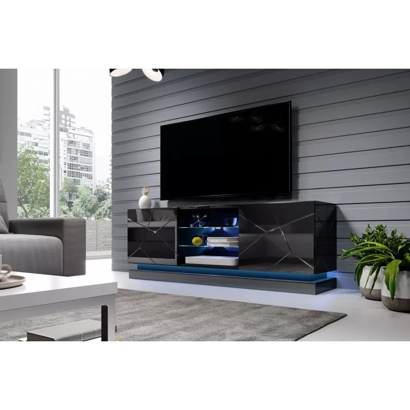 LED šviesos juostelė cama meble QIU 160, paviršinio montavimo, mėlyna šviesa, kintamosios srovės maitinimas, 1 vnt.