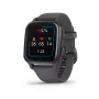Išmanusis laikrodis GARMIN Venu Sq 2 — 1,4 colio AMOLED, 40 mm korpusas, pilkai pilka spalva, GPS, SpO2, NFC