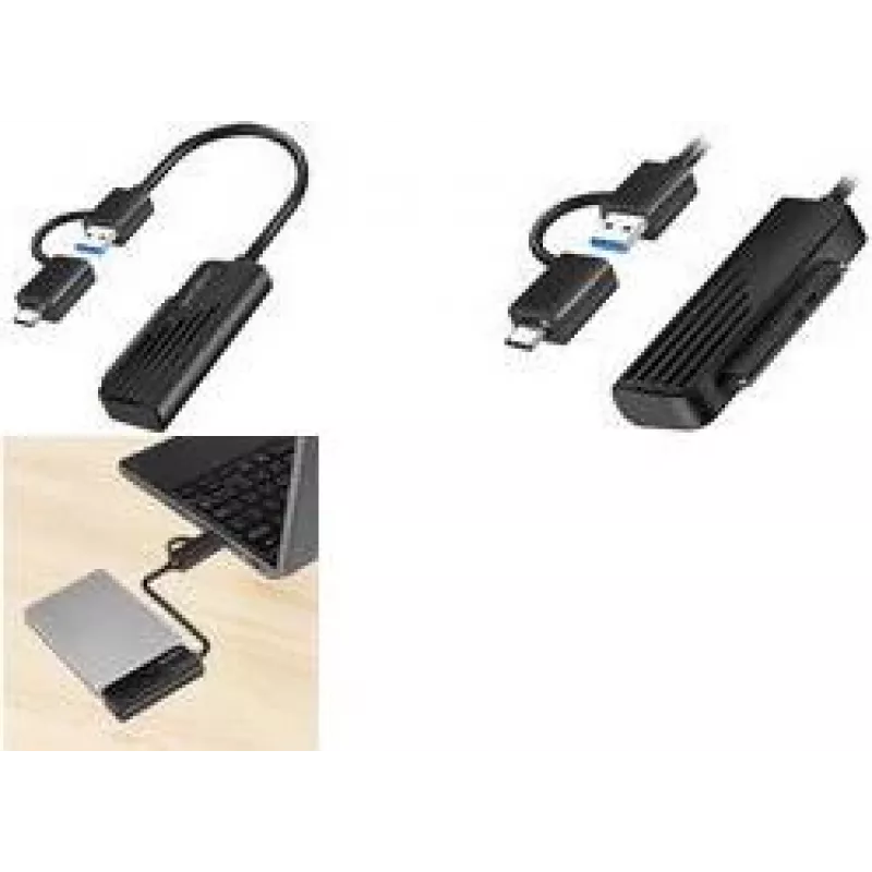LogiLink AU0062 - Adapter USB 5 Gb/s to SATA - Adapteris - skaitmeninis / duomenų (AU0062)